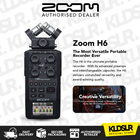 Zoom H6 6-Input / 6-Track Portable Handy Recorder with Single Mic Capsule (Black Finish)
